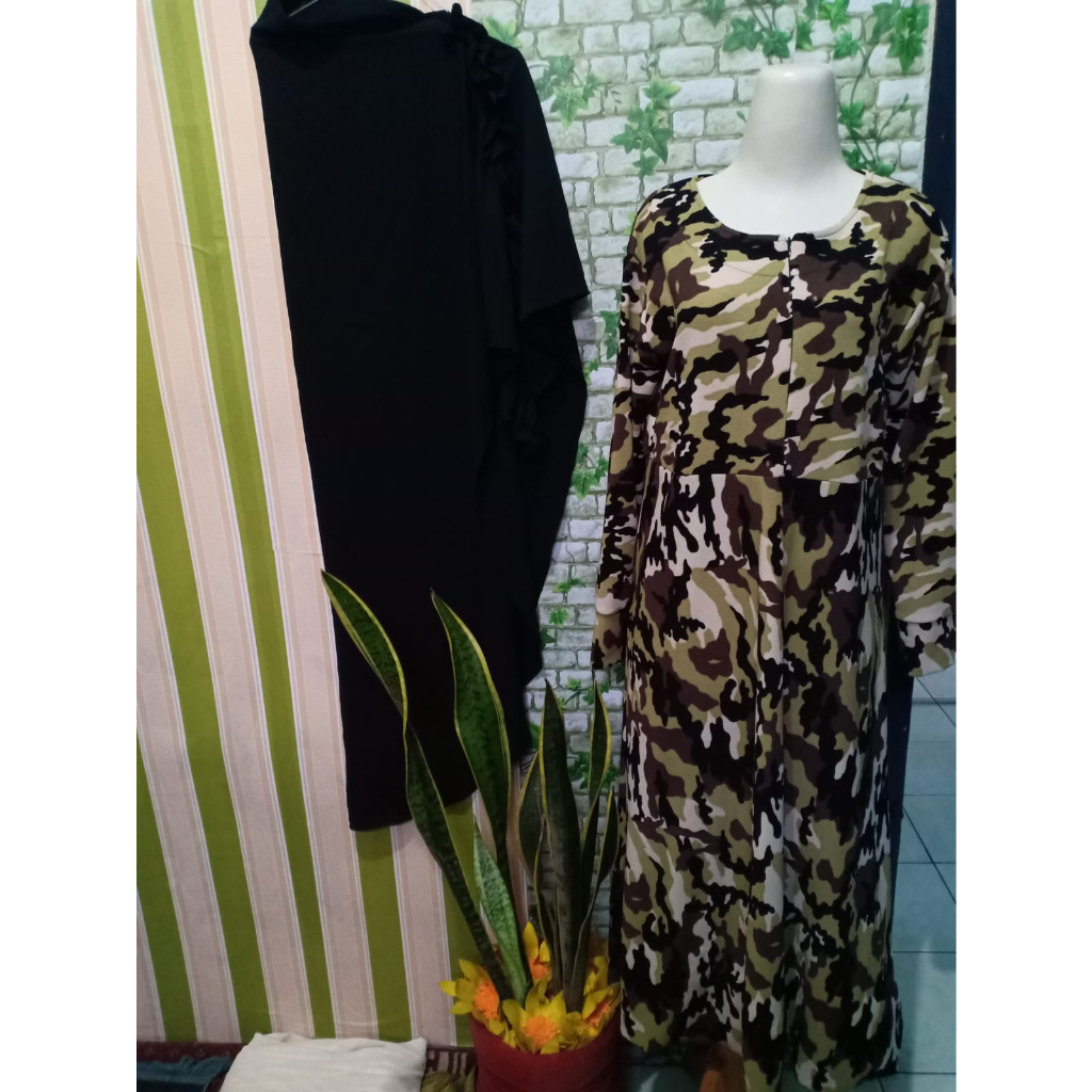 Gamis syar'i plus hijab