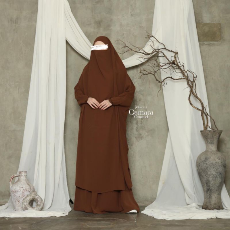 Qamara French Khimar & Rok (Set) | Abaya Ummi By Masya | Abaya | French Khimar