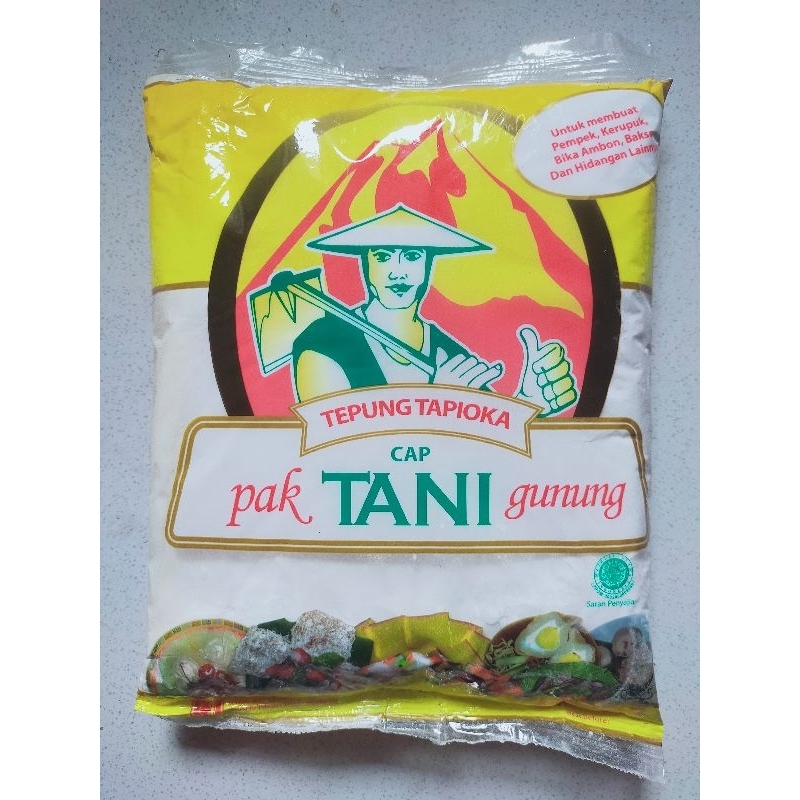 

Tepung Tapioka Cap Pak TANI Gunung / Tapioka Cap Gunung Agung 500g