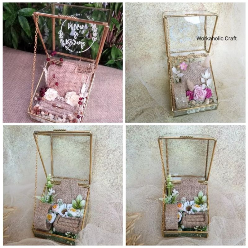 KOTAK CINCIN KALUNG GELANG KOTAK PERHIASAN RINGBOX MAHAR SESERAHAN RUSTIC KOTAK CINCIN RUSTIC NIKAHA