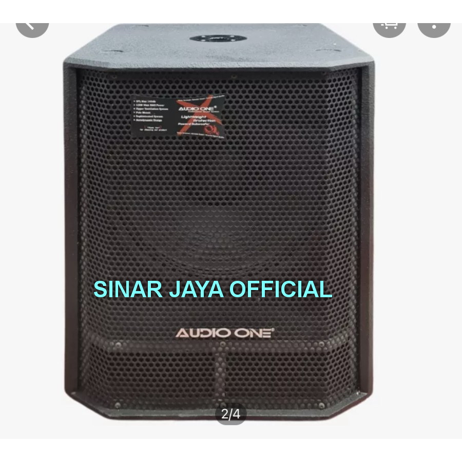 Subwoofer 15 inch pasif audio one original