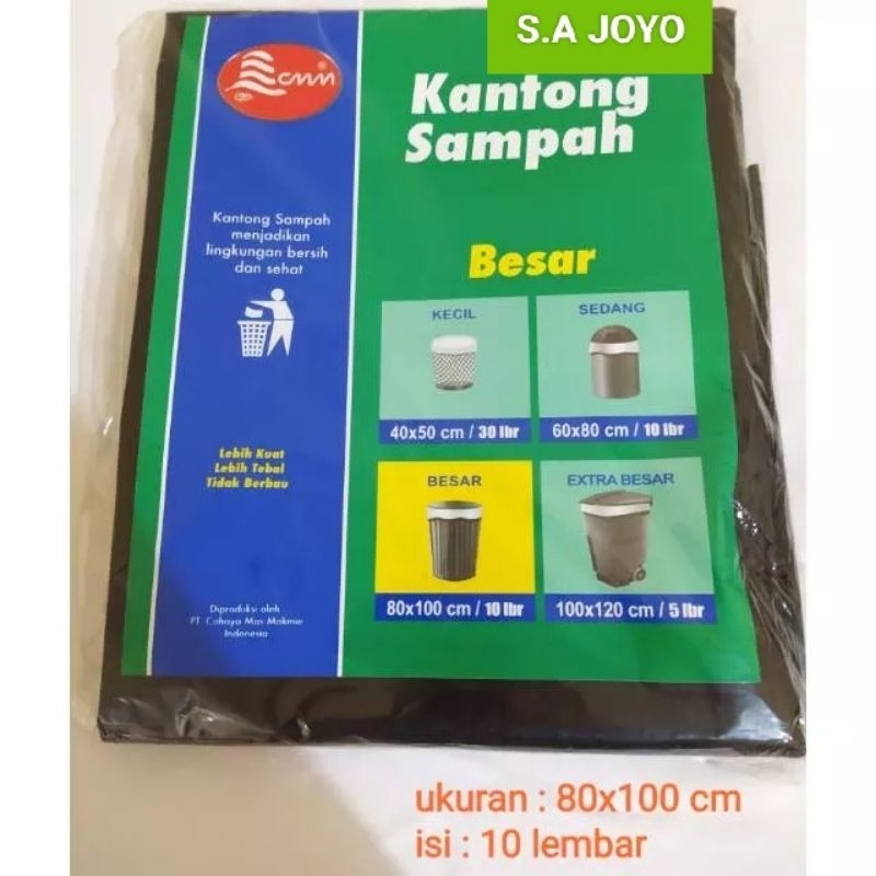 (BESAR) Kantong sampah 80x100 cm / kantong sampah besar