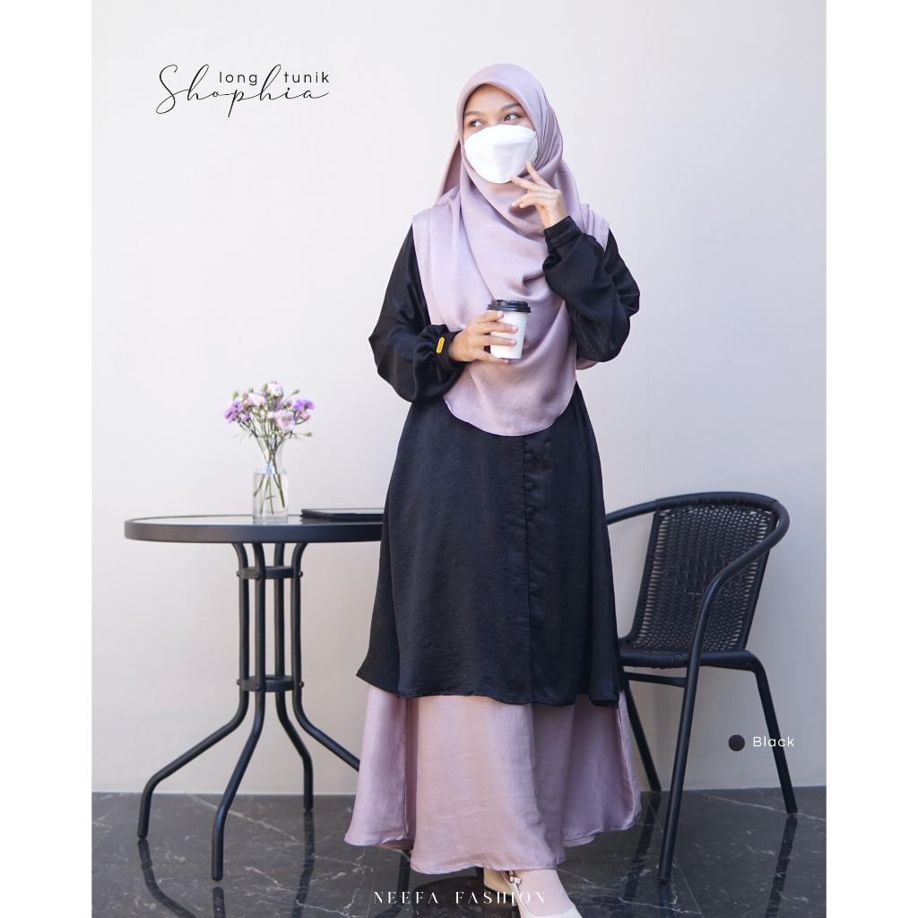 TUNIK WANITA SHOPHIA BAHAN BONBON SILK / SANTORINI SILK MURAH BERKUALITAS PREMIUM