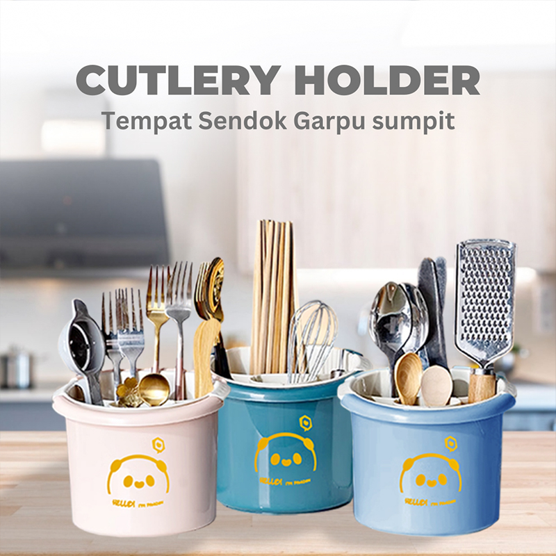 Tempat Sendok Garpu - Wadah Sendok Garpu Aesthetic/ PBR-D