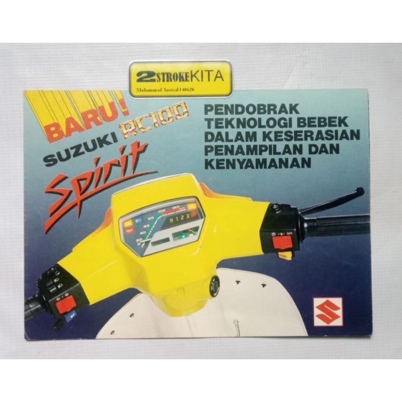 

BROSUR SUZUKI RC 100 (LEAFLET)