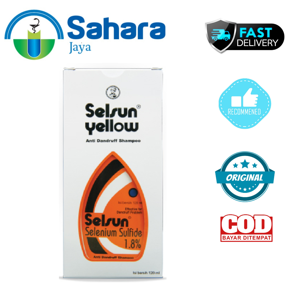[SJ] Selsun Yellow Shampo 60 ml / Menghilangkan ketombe tingkat sedang sampai dengan berat