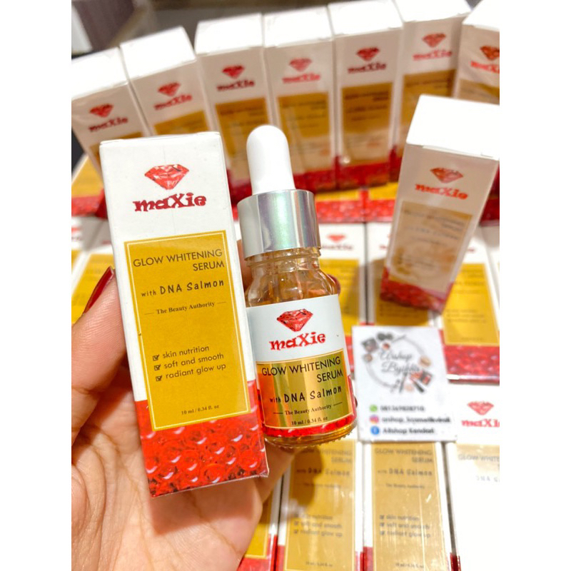 Serum Maxie glow DNA Salmon || Glow Whitening Serum Maxie Glow skincare