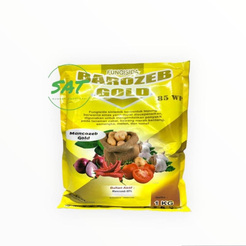 FUNGISIDA KONTAK SISTEMIK BAROZEB GOLD 85WP 1Kg