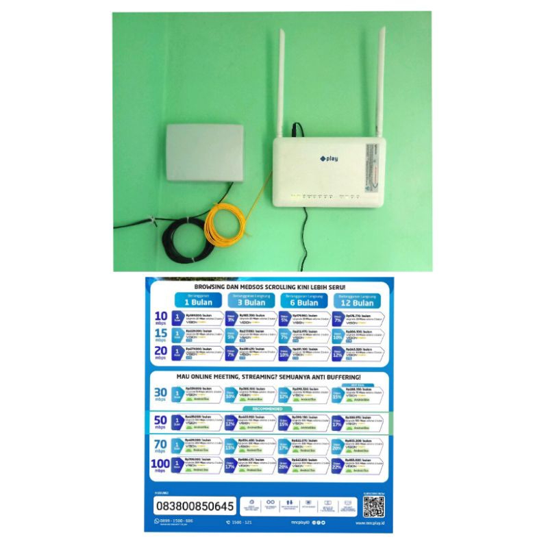 Pemasangan WIFI MNC Play Murah, Medan dan Sekitarnya