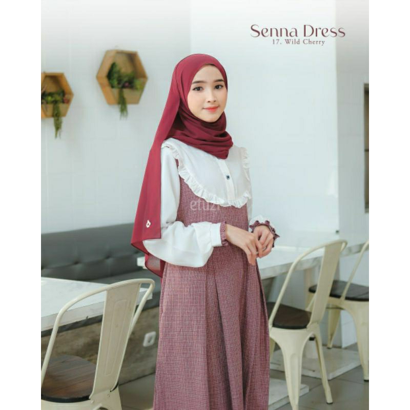 Senna Dress by Etuzi Original Gamis Overall Xudhu Freiendly
