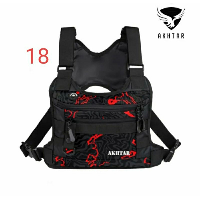 tas dada pria chestbag pria army