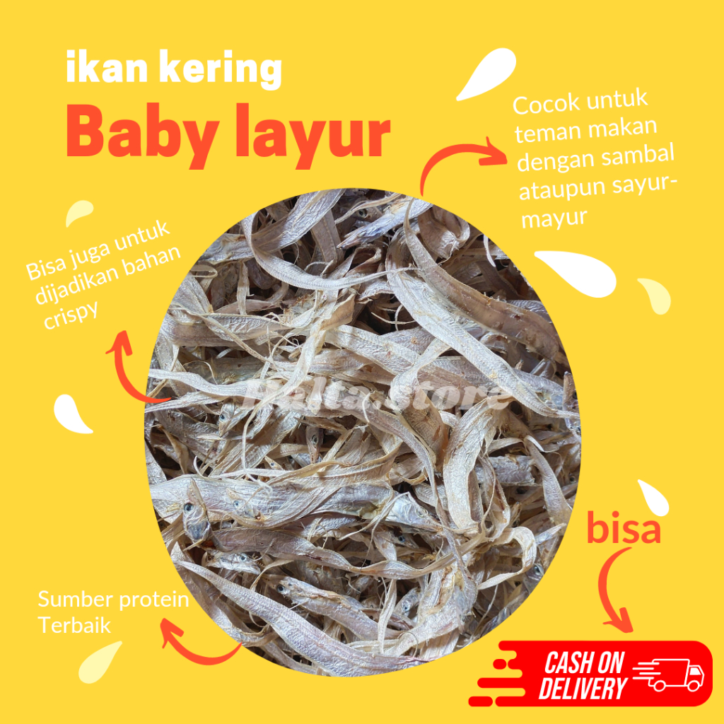 

Ikan layur kering/baby layur murah