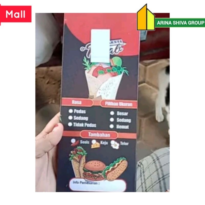 

100 LEMBAR KERTAS KEBAB TARIKAN UKURAN 24 × 9,2 CM HIGH QUALITY TEBAL PRODUK TERBARU | KOTAK KEBAB KEKINIAN | DUS KEBAB VIRAL TIKTOK | KEMASAN KEBAB | BOX KEBAB 100 PCS MURAH | CENTRAL JAYA ABADI | ARINA SHIVA GROUP 6176