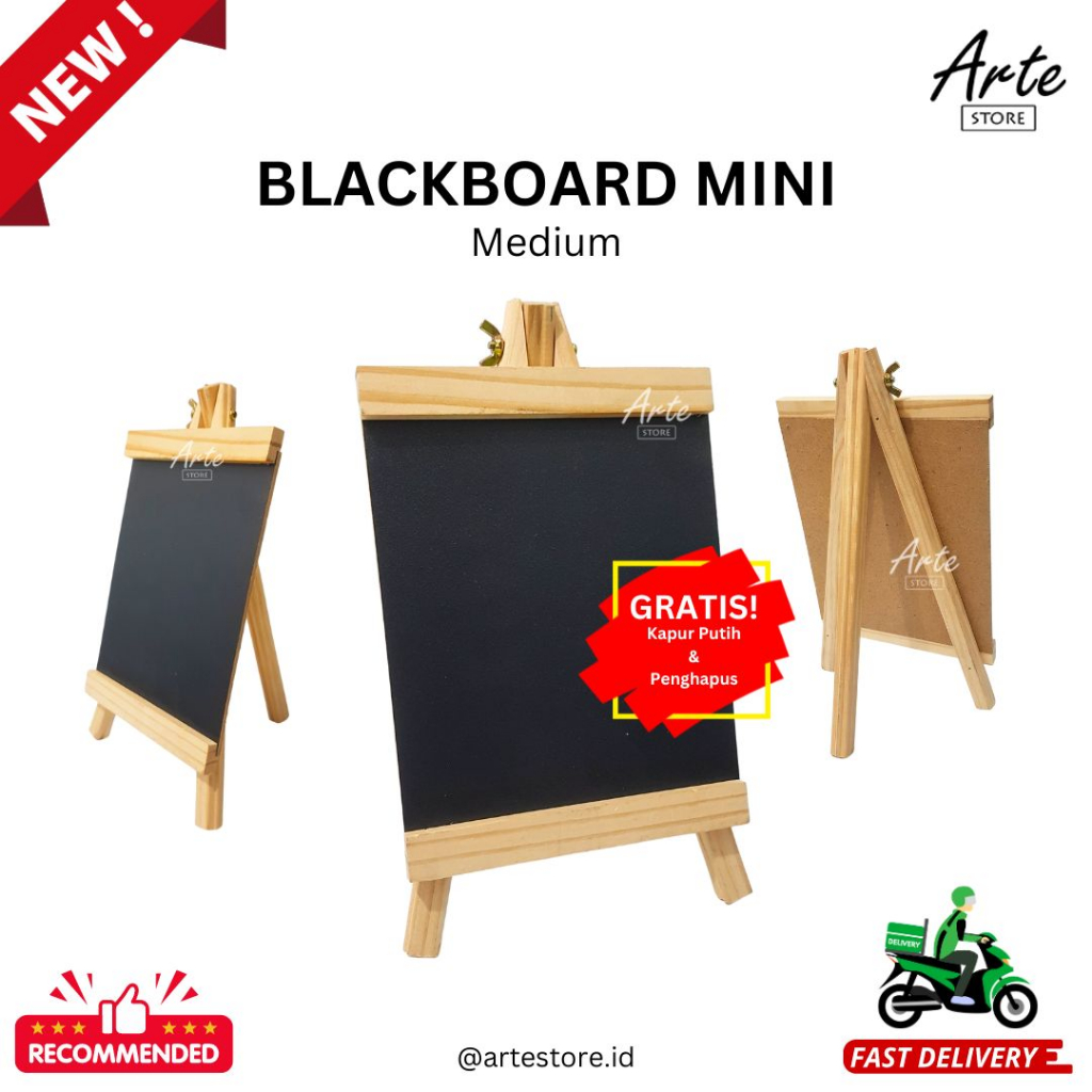 

Blackboard Mini - Papan Tulis Hitam Kecil 20x21 cm