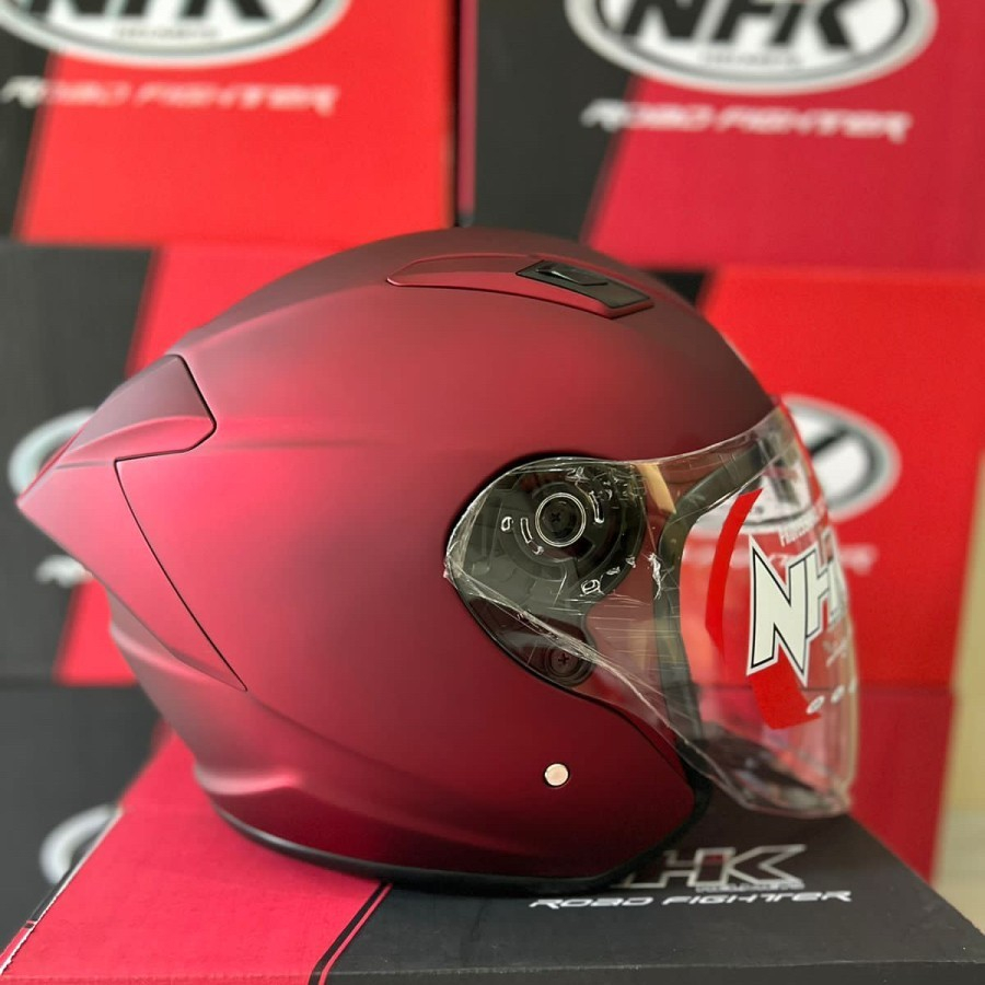 HELM NHK R1 Elite Solid - Royal Red Doff