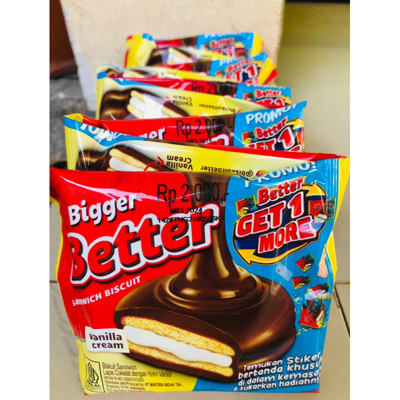 

Better Biscuit Coklat dengan Vanilla Renceng isi 10pcs x 27gr