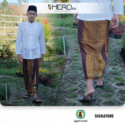 Sarung Gajah Duduk Signature Motif Jacquard | Herotekstil