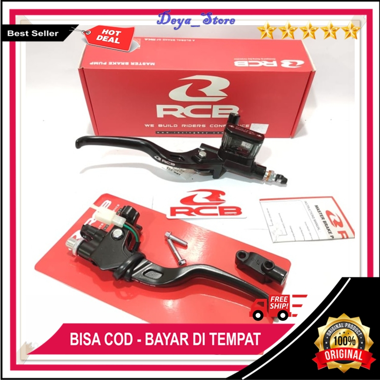 Master Rem RCB E3 Set Kanan Kiri Ori Master Rem RCB Buat Aerox Vario 125 150 Lexi Beat Mio Original