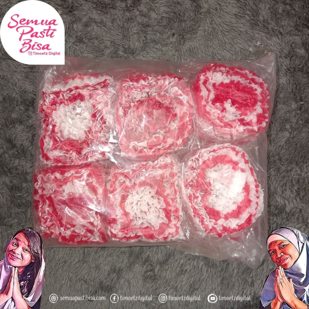 

Kertas Krep Gulung Merah Putih/Perlengkapan HUT RI / Kertas Crepe