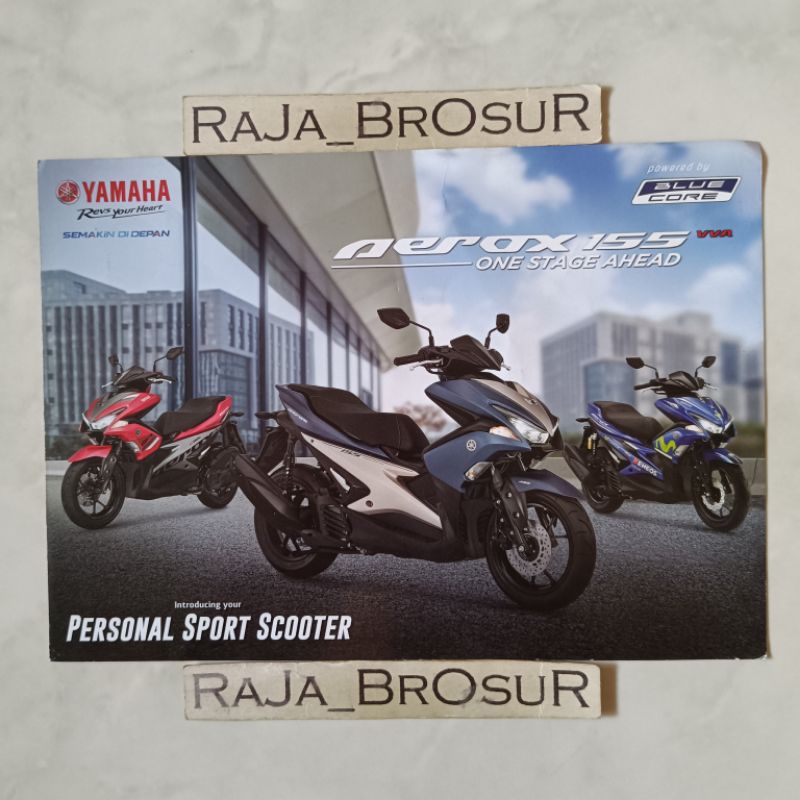 Poster brosur katalog leaflet Yamaha Aerox 155/Aerox155 VVA 2017