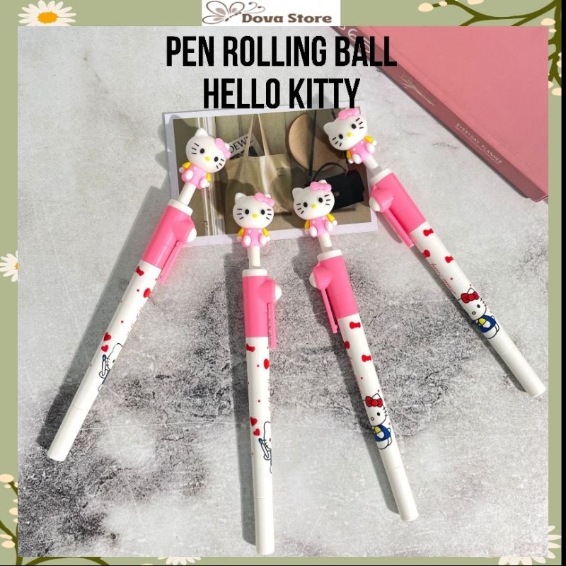 

PULPEN ROLLING BALL KARAJTER HELLO KITTY ALAT TUKIS SEKOLAH