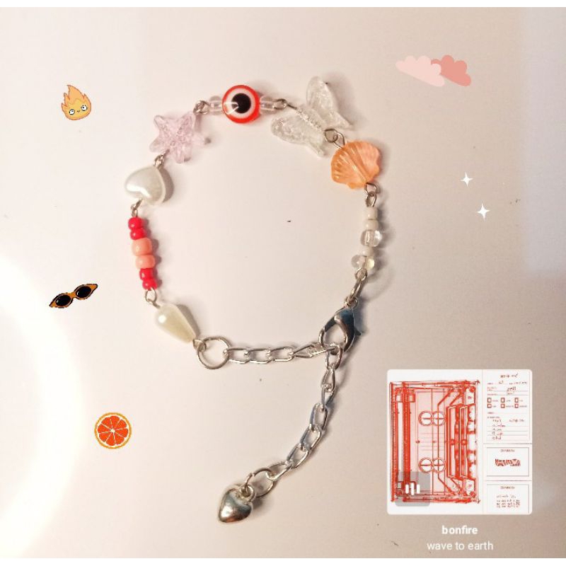 wave to earth bracelet/gelang wave to earth