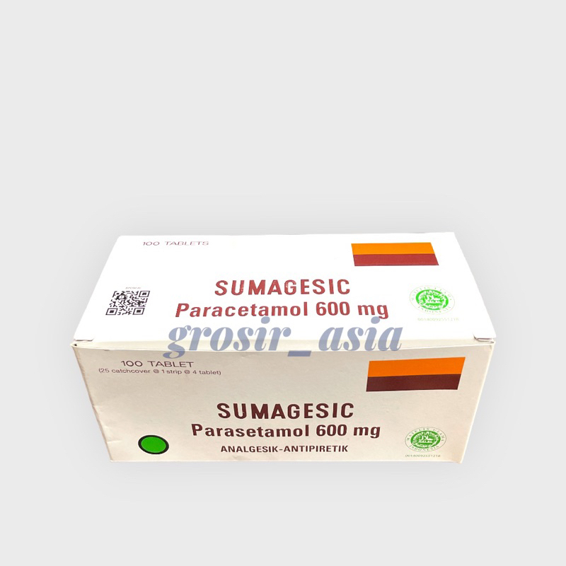 Sumagesic Paracetamol Tablet 1 Box Isi 25 Strip