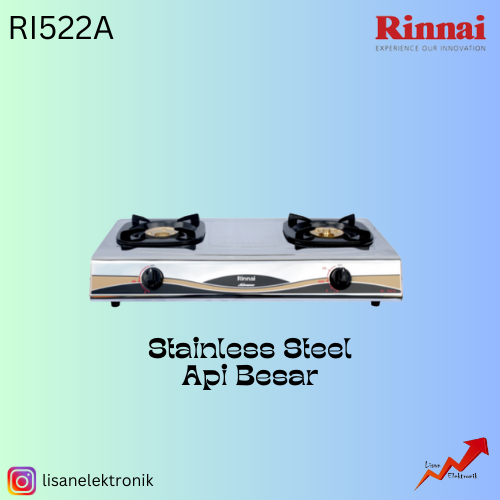 Rinnai RI522A Kompor Gas 2 Tungku