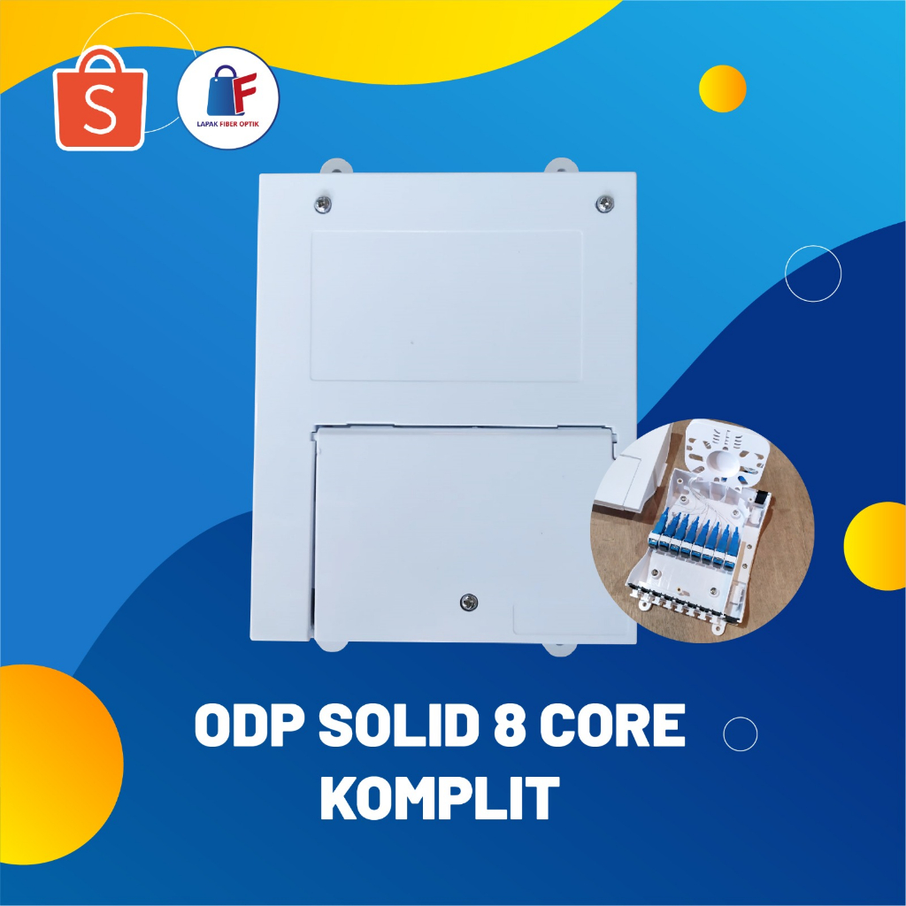 ODP 8 Solid Complete Garuda Fiber FAT Solid 8Core Outdoor FTTH Box 8Core Fullset