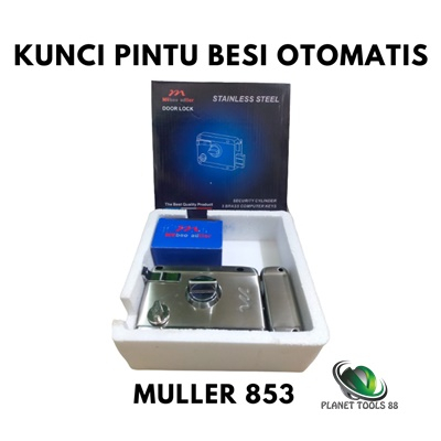 planet-MULLER Kunci Otomatis 853 SS Stainless / Pintu Besi Gerbang / Garasi