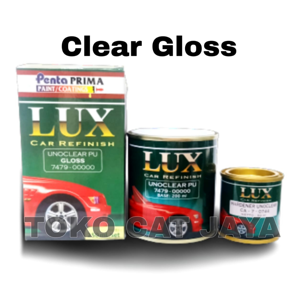 LUX CAR REFINISH VERNIS CLEAR GLOSS CAT PU 250mL