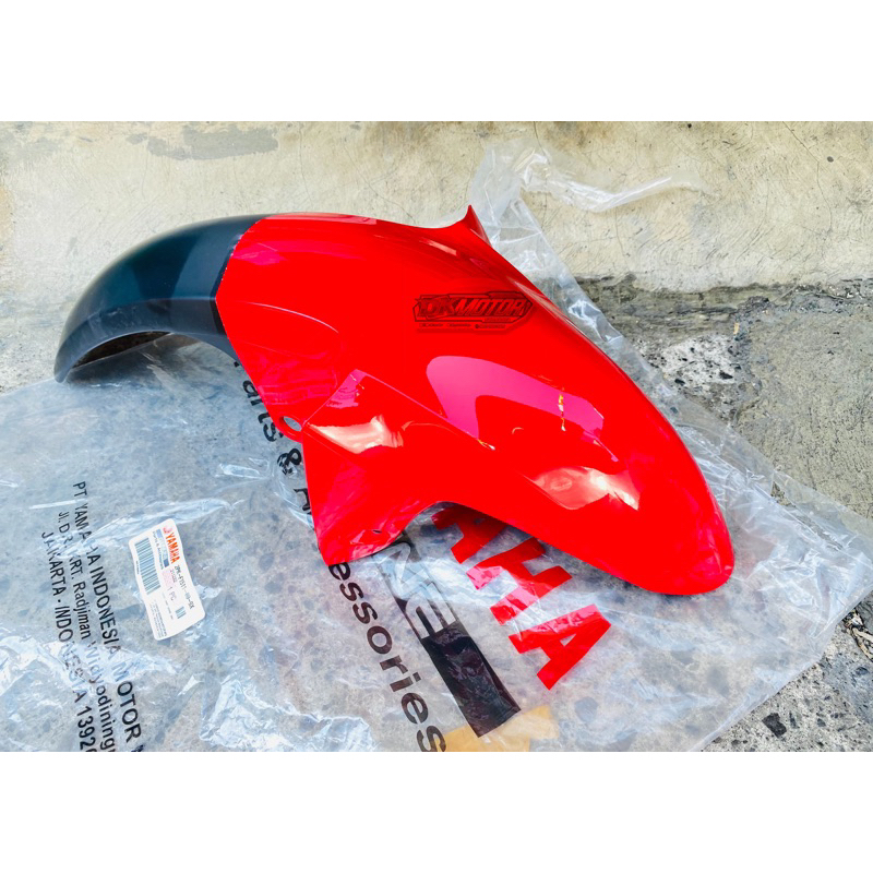Slebor Spakbor Depan Yamaha R15 old Original Merah Red Glossy
