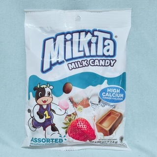 

MILKITA SAK ASSORTED MILK CANDY ISI 40 PERMEN SUSU MILKITA ANEKA RASA