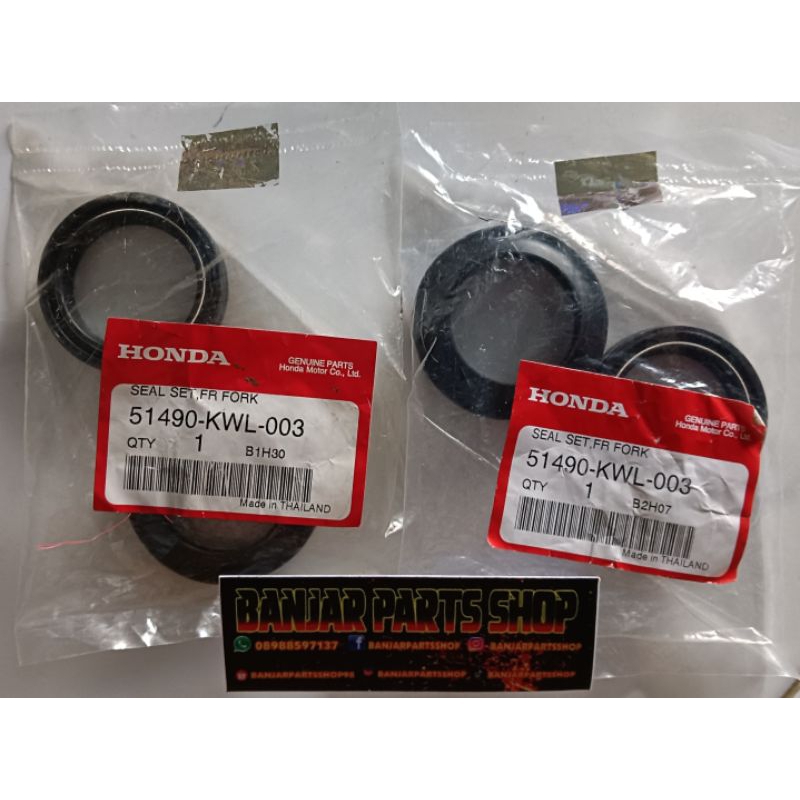 SEAL SHOCK FR FORK CB150R V4 CB150X CBR150R 51490KWL003 SEAL DEBU CB150R CB150X CBR150R ORIGINAL