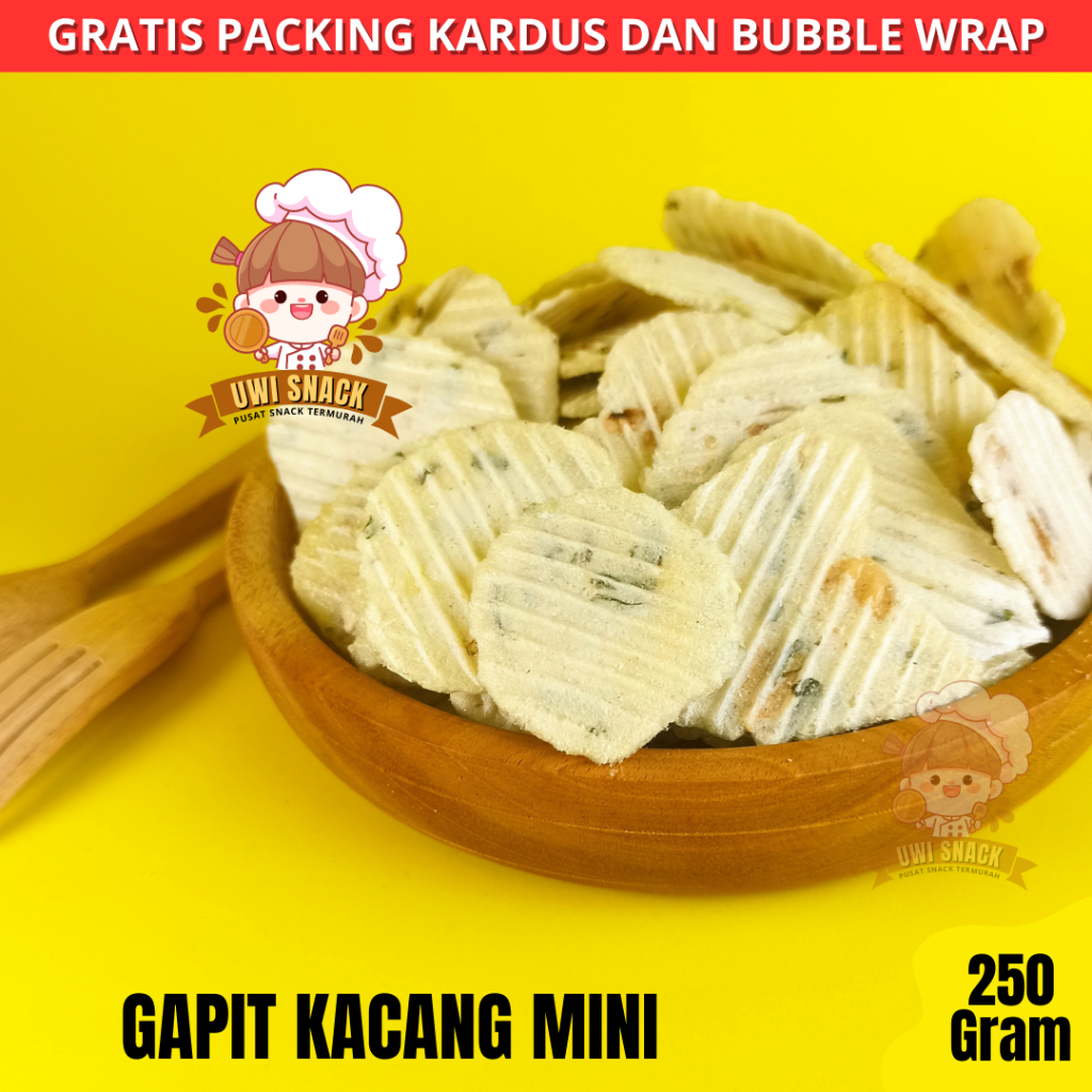 

GAPIT MINI 250 GRAM makanan ringan jajanan cemilan camilan aneka gapit cirebon murah