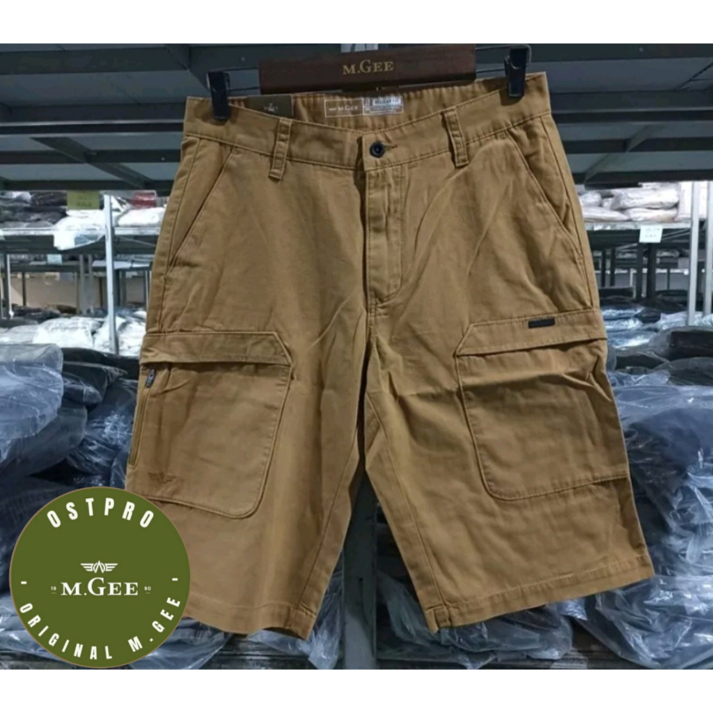 Celana MGEE Original - Celana Cargo Pendek Rows 007 Yellow