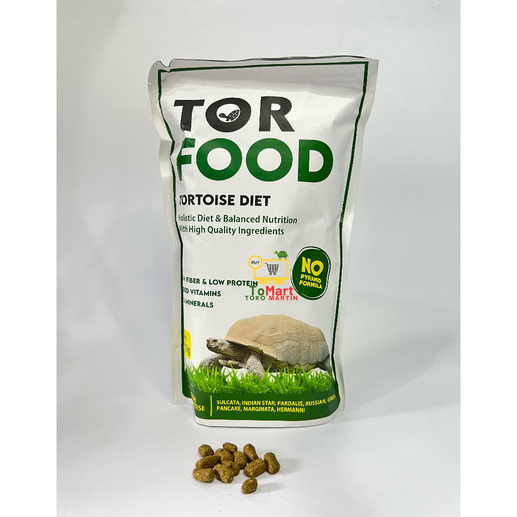 TORFOOD TORTOISE DESERT DIET 500 GR Pelet Kura Sulcata Indian Star Pardalis Russian Greek Pancake Ma