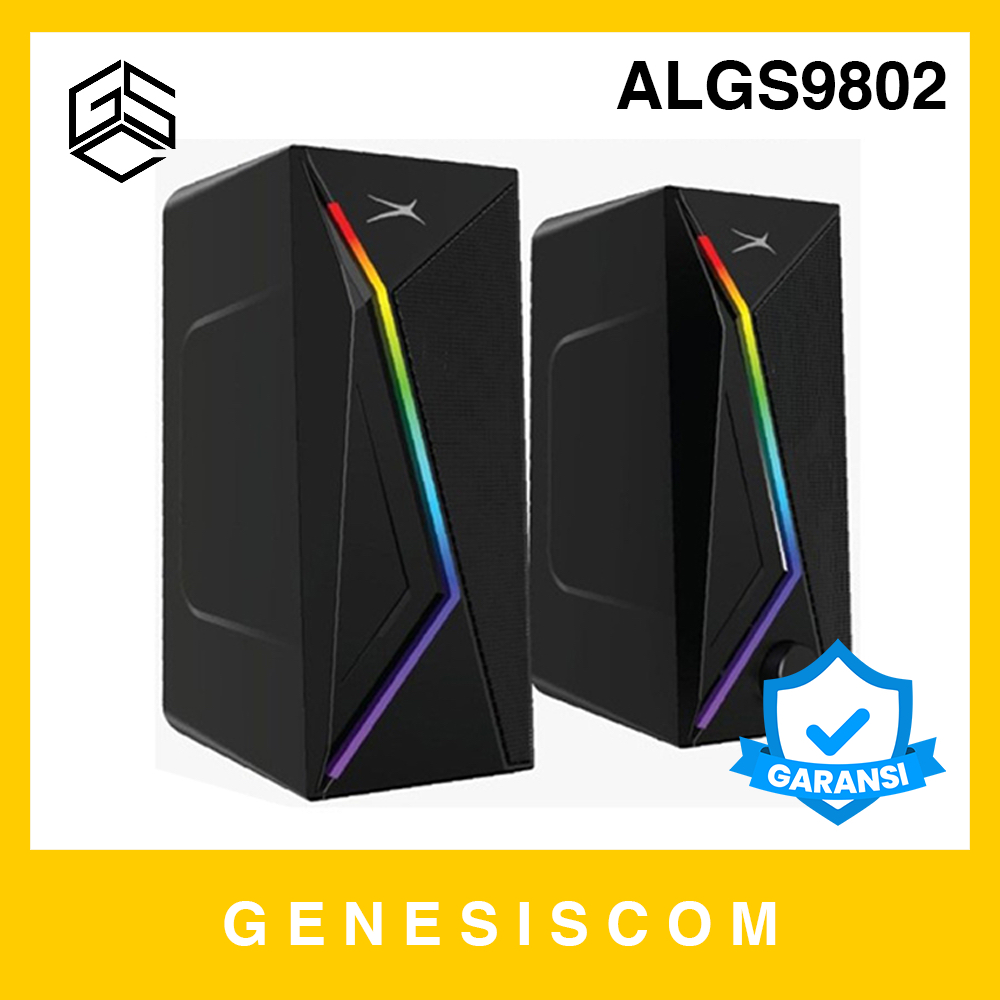Speaker ALTEC Lansing ALGS9802 RGB 2.0 Gaming Wired Desktop Multimedia Game Kabel Stereo Surround So