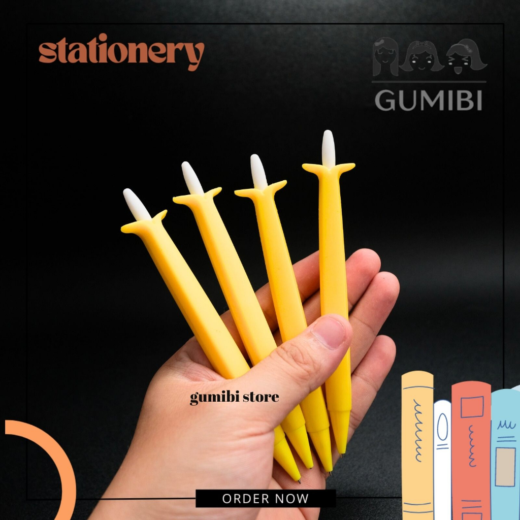 

PENSIL CETEK PISANG FULLBODY PENSIL MEKANIK BANANA YELLOW LUCU PENSIL LUCU HARGA GROSIR TERMURAH