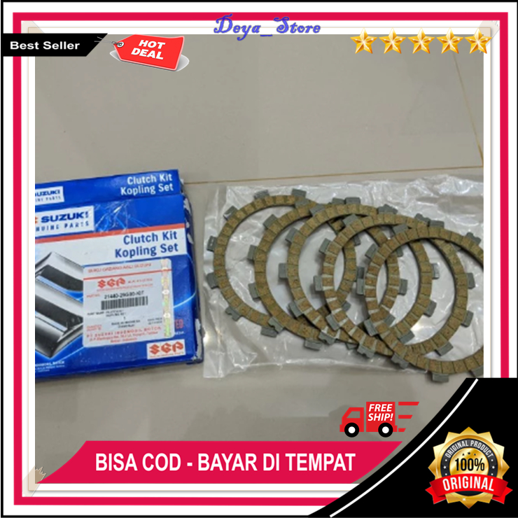 Kampas Kopling Suzuki Satria Fu 150 Ori Kampas Kopling SET Satria Fu 150 Original Asli Berkualitas