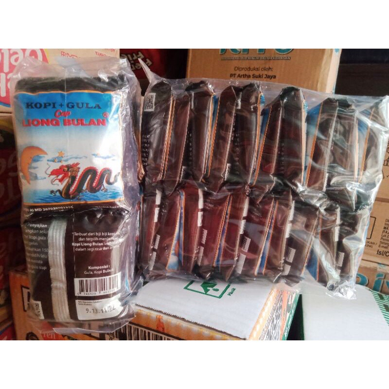 

KOPI + GULA CAP LIONG BULAN 1PAK (20PCS) netto 28gr