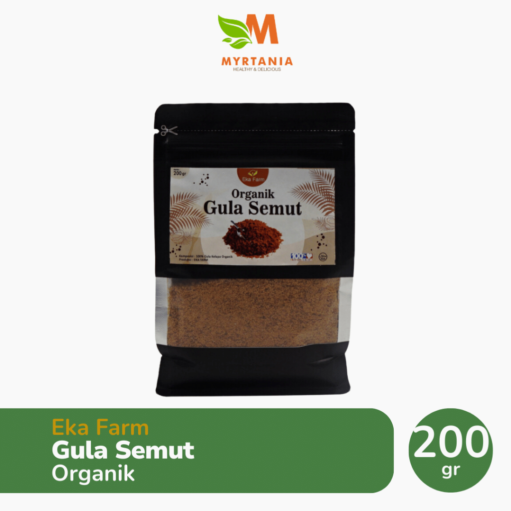 

Gula Semut Organik Kemasan 200 gr Ekafarm