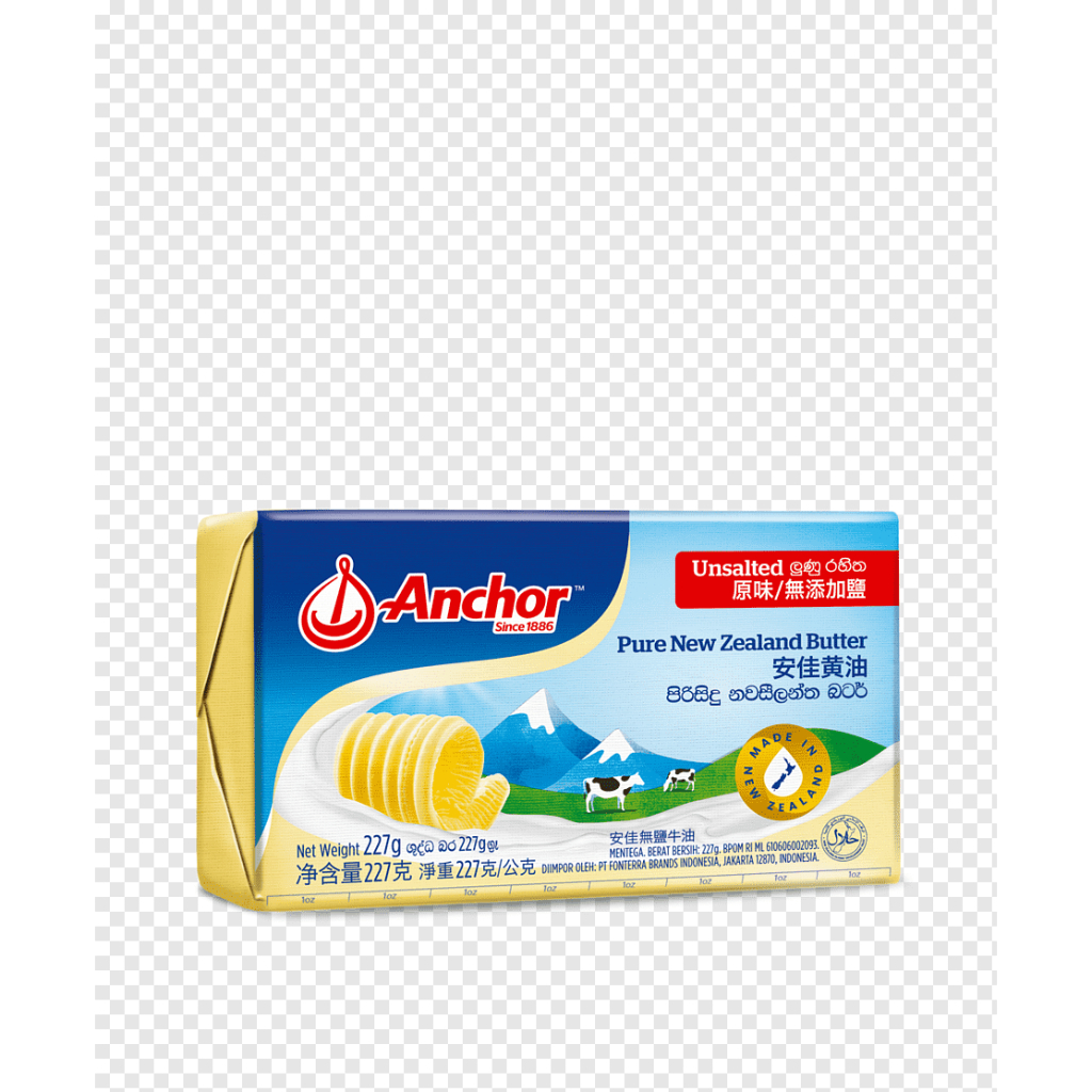 

ANCHOR BUTTER UNSALTED 200GR ( HARUS INSTANT )