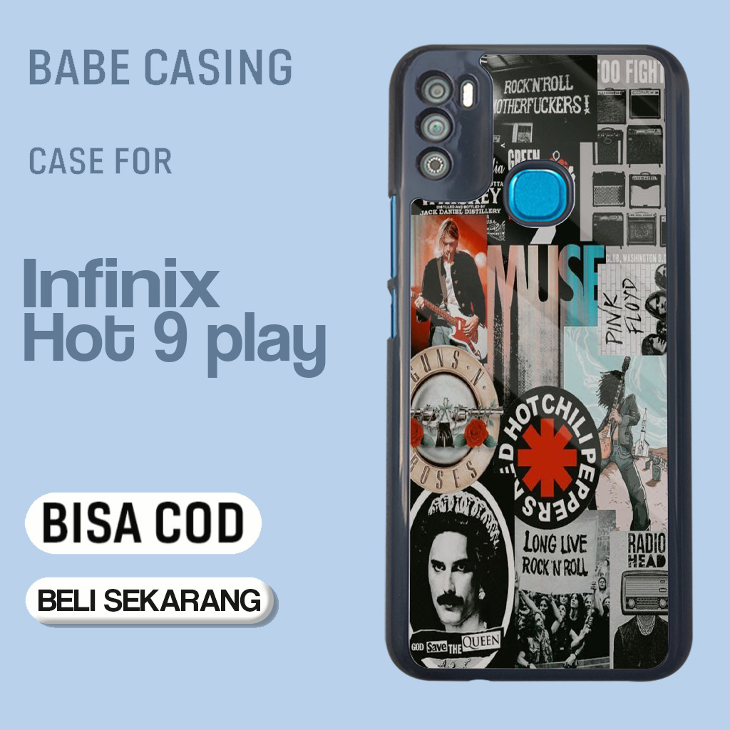 Case INFINIX HOT 9 PLAY Casing INFINIX HOT 9 PLAY Motif Band 5 Keren Terbaru Case Termurah Case Terl