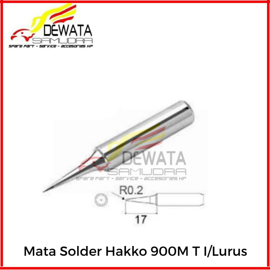 Mata Solder Hakko 900M T I/Lurus