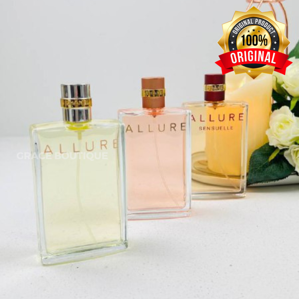 Parfum Wanita Branded Original 100% - Chanel Allure Series (Tester)