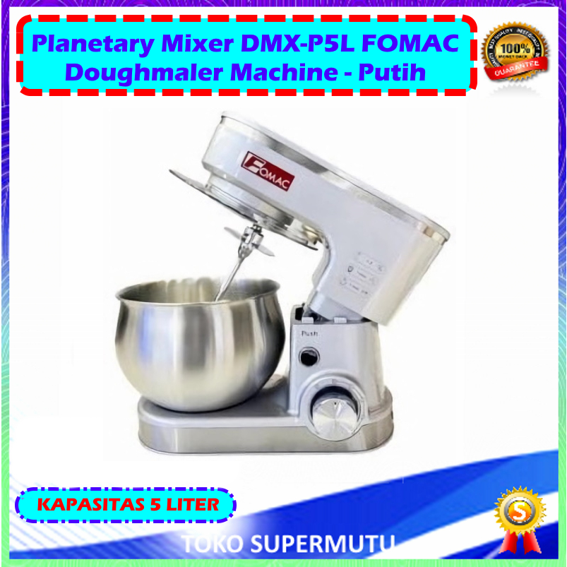 Stand Mixer DMX-P5L FOMAC Mesin Pengaduk Adonan Kue