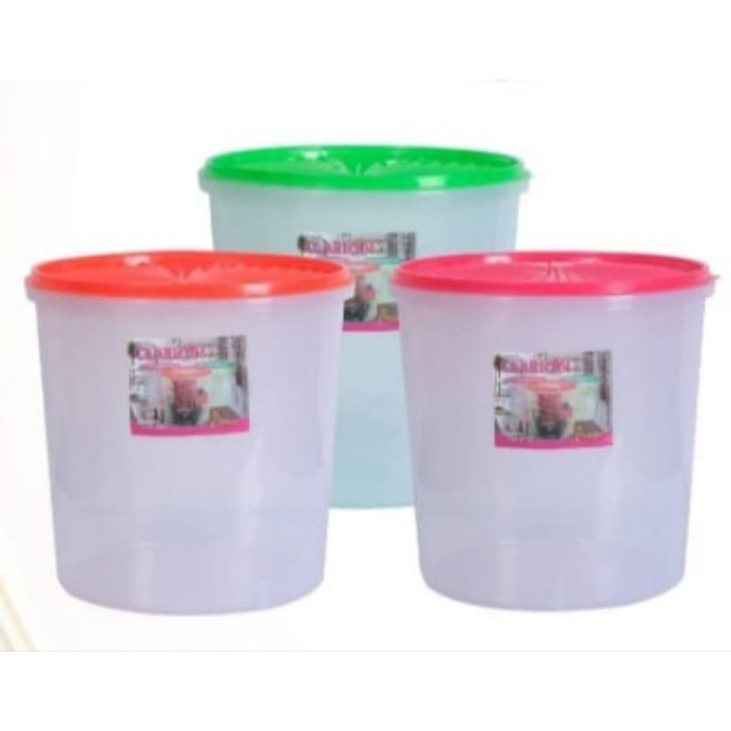 TOPLES CLARION PLASTIK 24 LITER BULAT / TOPLES KRUPUK BESAR DIAMETER 35 CM