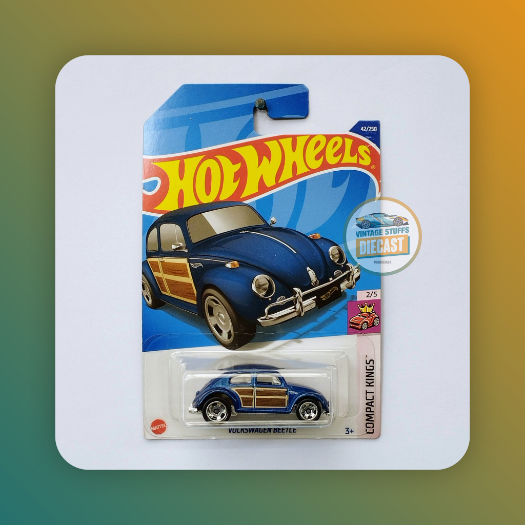 Hot Wheels Volkswagen Beetle Biru VW Kodok Mainan Mobil Toys - COMPACT KINGS