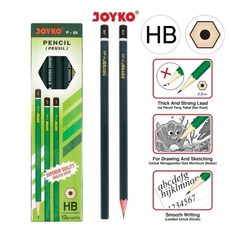 

(PAK) PENSIL JOYKO HB P89